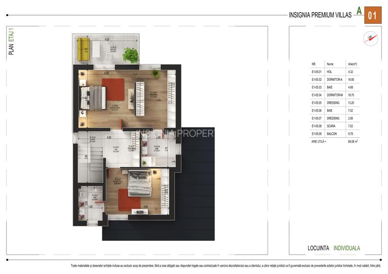 Casa individuala I P+2 E I 6 camere I Pompe de caldura-Panouri fotovoltaice - 2