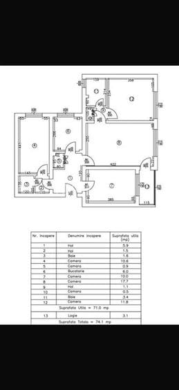 Apartament 4 camere 2 bai, Podu Ros - BD. Tutora - 4