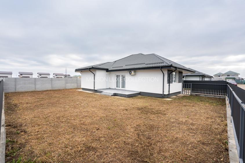 Casa single parter mobilata si utilata | 440 mp teren | Sabareni – Str. Teilor  - 13