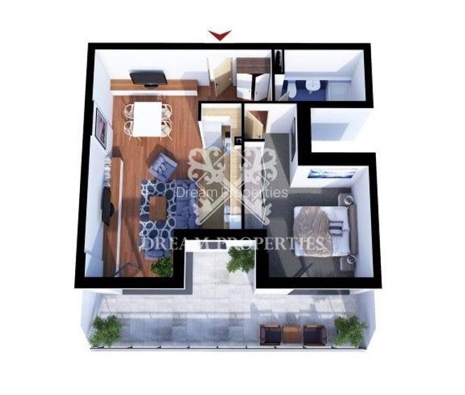 Apartament 2 camere, terasa, parcare subterana, Grand Park Sopor - 10