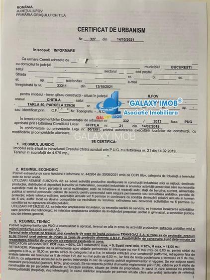 Intravilan Industrial 17e mp 24890 mp deschidere 65 ml str Oxigenului - 2