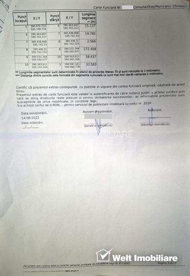 8.700 mp pentru dezvoltare rezidentiala la 3 km de CREIC - Chinteni - 5