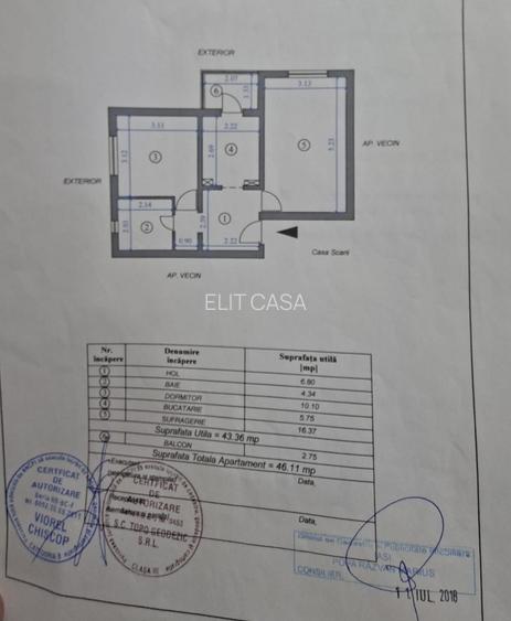 Apartament cu 2 camere, decomandat, zona Galata - 10
