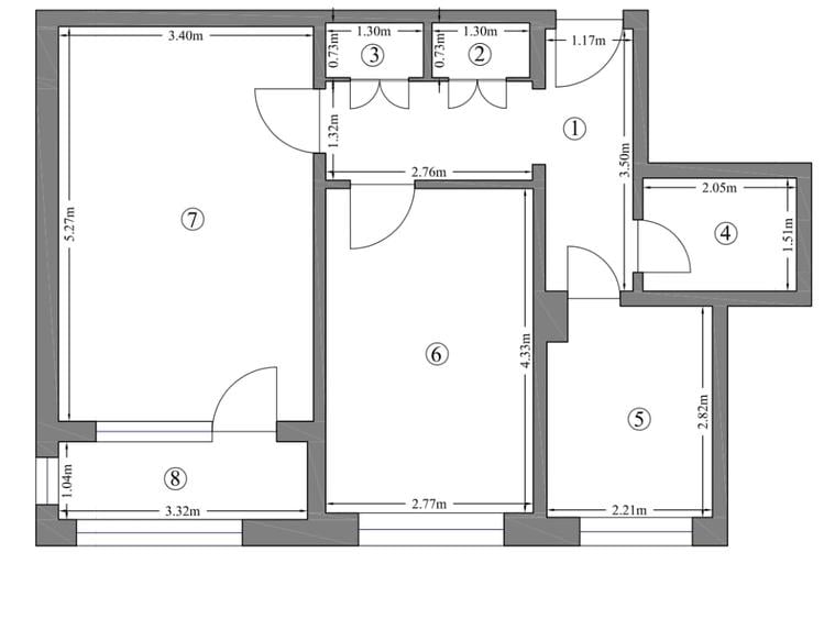 Titan Metrou Grigorescu - 2 camere , decomandat - 5