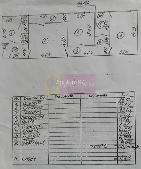 Apartament 3 camere 67mp Alexandru Obregia (Piata&Complex COVASNA) - 1