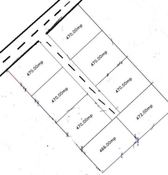 Ciolpani adiacent  DN1 parcele  teren 500 mp toate utilitati gard - 2