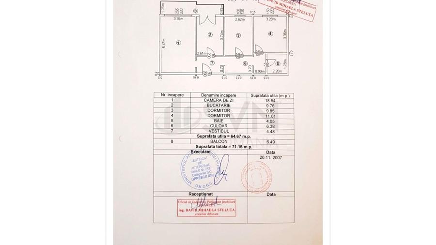 REA1029368 Apartament 3 camere RENEVOAT - NICOLAE TITULESCU