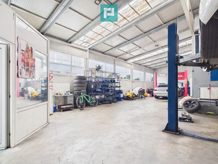 HALĂ INDUSTRIALĂ + SERVICE AUTO COMPLET ECHIPAT - 21