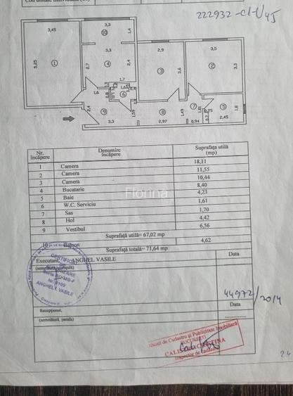 Apart. 3 cam. Crangasi, 1/4, Renovat Complet, Mobilat, Utilat,4 min Metrou - 7