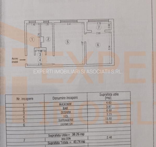 Apartament 2 camere  de vanzare in zona Boema, Constanta - 11