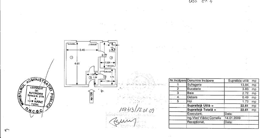 Garsoniera mobilata, Investitie,inchiriata 250 euro, Teiul Doamnei - 10
