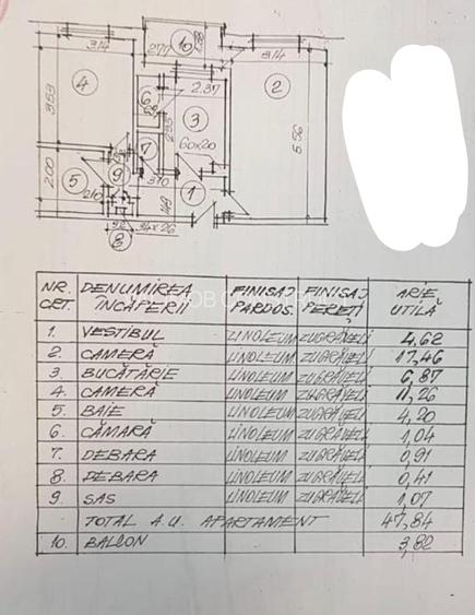 Apartament 2 Camere chisinau VI 204 - 7