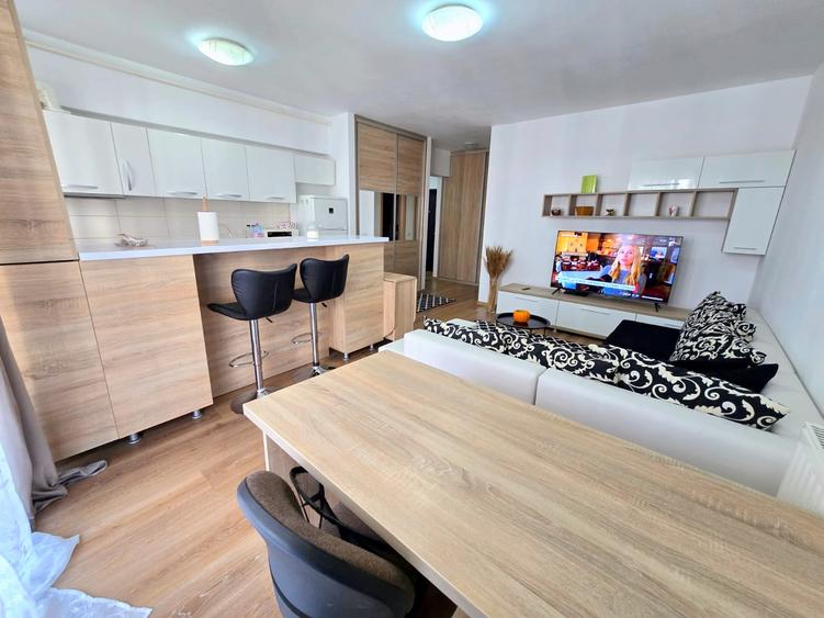 2 camere, bloc nou, mobilat modern, in Buna Ziua, in Bonjour Residence
