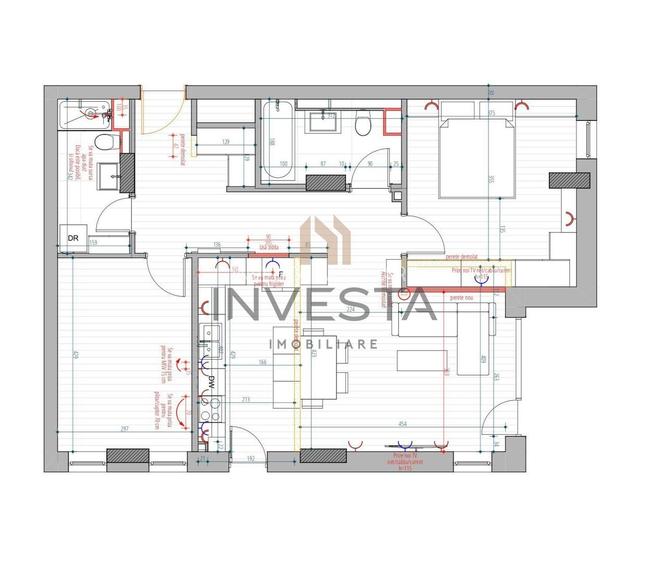 Apartament 3 camere cu 2 balcoane etajul I. Constructie NZEB! Elite Jr - 1