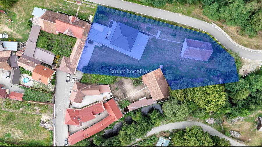 Casa de lux, cu vedere panoramica asupra muntilor, 2600mp teren Gura Raului - 3