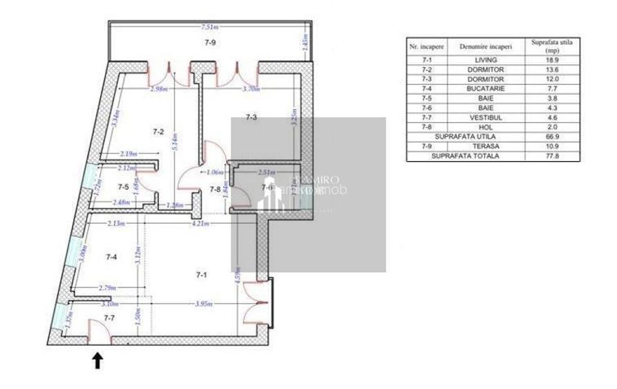 Apartament 3 Camere - Sector 4 - Piata Progresu - 11