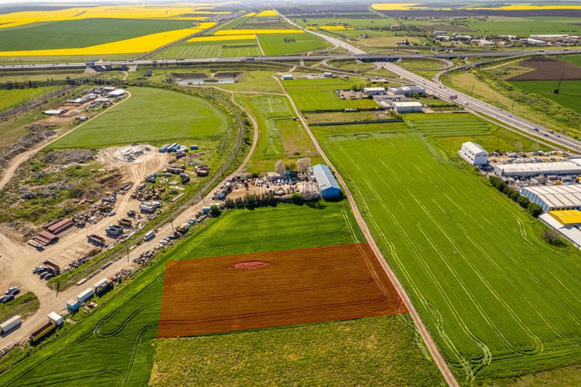 Palas vaporas, teren industrial logistic acces facil Autostrada - 25