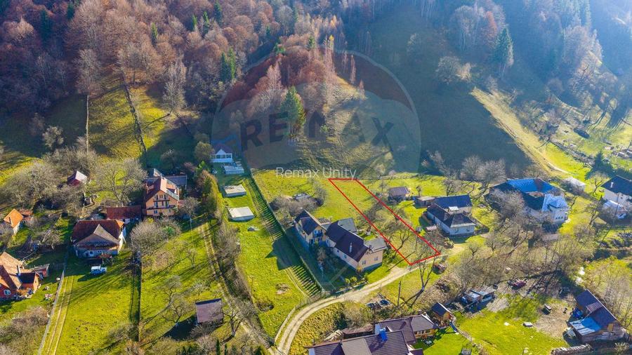 Teren Moieciu de Jos 1000mp /Intravilan / COMISION 0% - 4