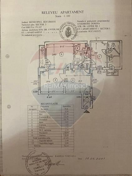 Apartament 3 camere de inchiriat, Birouri  Eroilor Central - 7