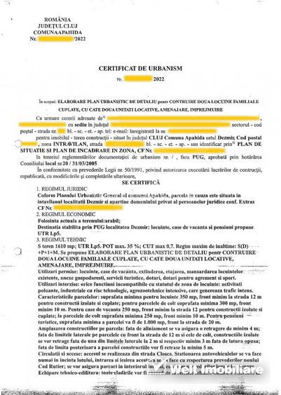 Parcela 1610 mp, 13,9/114 m, pozitie foarte buna cu panorama, Dezmir - 3