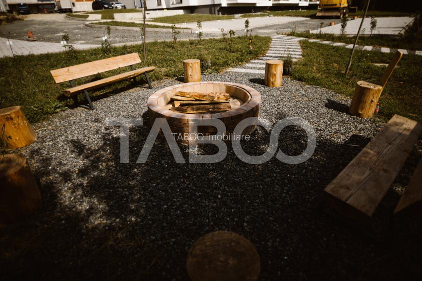 Apartament cu gradina 63 mp 3 camere 2 parcari si boxa Turnisor Sibiu - 15