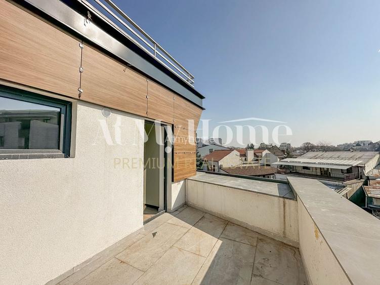 DUPLEX NOU, cochet, PRIMA INCHIRIERE cu 3 camere, partial mobilat, 42mp terase - 16