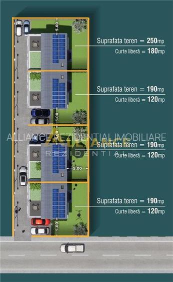 Casa Tip Duplex P+1+M cu 5 camere - 4 bai, 180 MPU, Teren - 190 MP - Comision 0% - 20