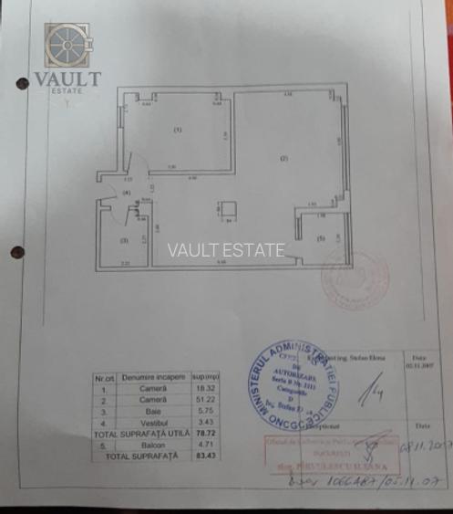 Apartament 2 camere - 84 mp - Calea 13 Septembrie - 1