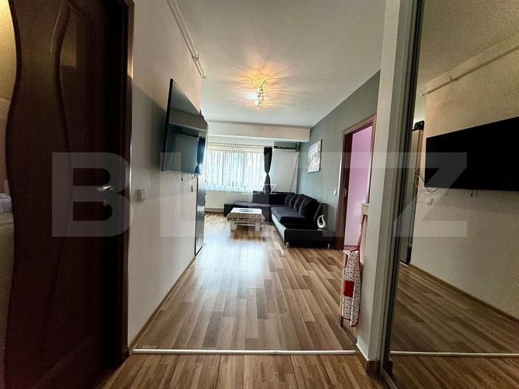 Apartament cu 3 camere ,semidecomandat, 51 mp, zona Stejarului - 4