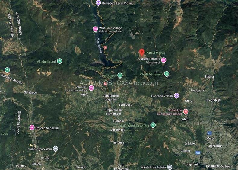 Teren 7 ha, Lac Vidraru, Podis Molivis - 7