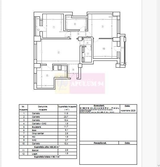 Vanzare apartament de 4 camere in zona bd Unirii-Casa Poporului - 5