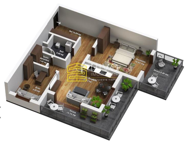 Apartament 3 camere - Livezeni - Lavandei Residence - Bloc Nou - 3