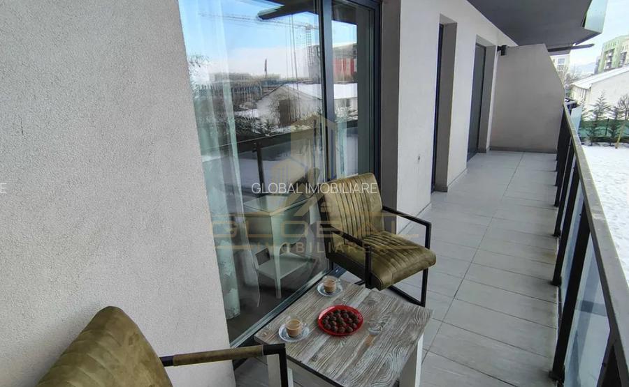 2 camere ,decomandat, 54 mp, parcare, terasa, zona Grand Park , Sopor - 8