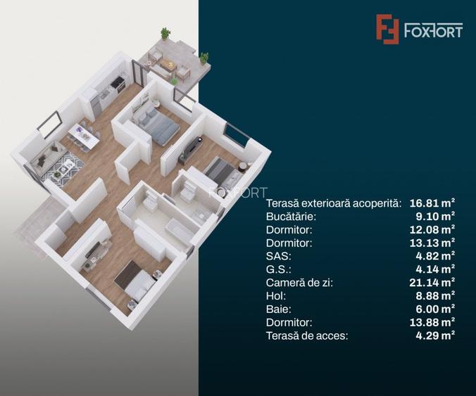 Casa individuala cu 4 camere - Toate utilitatile + Asfalt - Mosnita Noua - 7