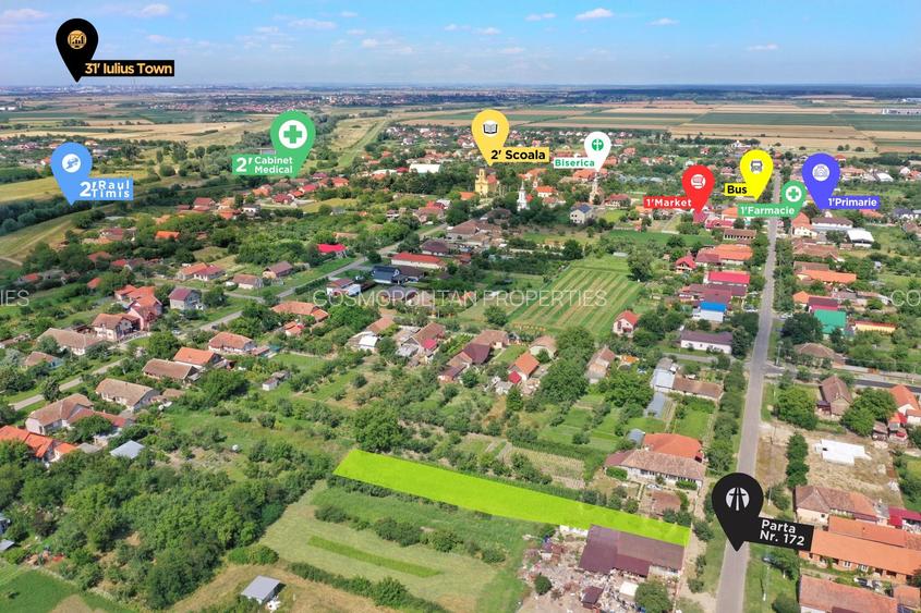 Intravilan | 1090mp-Toate Utilitatile | Aproape de Primarie-Comision 0 - 3