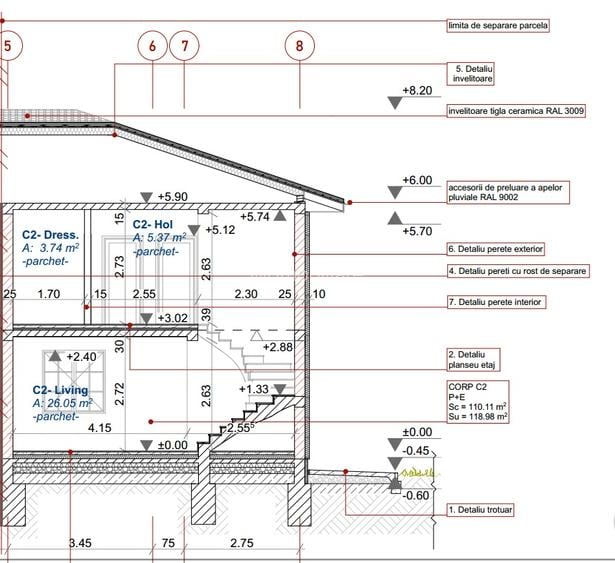 Sacalaz - Duplex(P+E) - Su:120mp - 3  minute de Timisoara - 11
