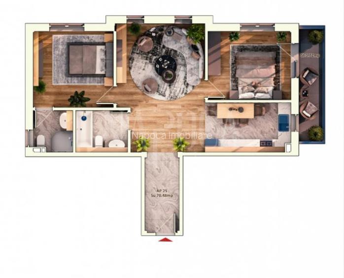 Apartament 3 camere de vanzare in Marasti, Cluj Napoca - 3