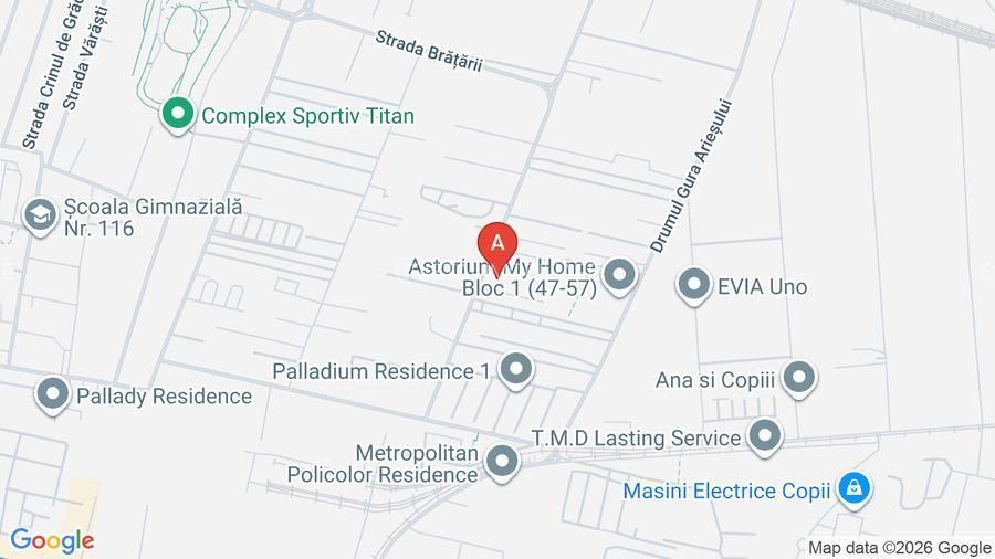 Garsoniera decomandata, centrala proprie, parcare inclusa, etaj 1 - 12