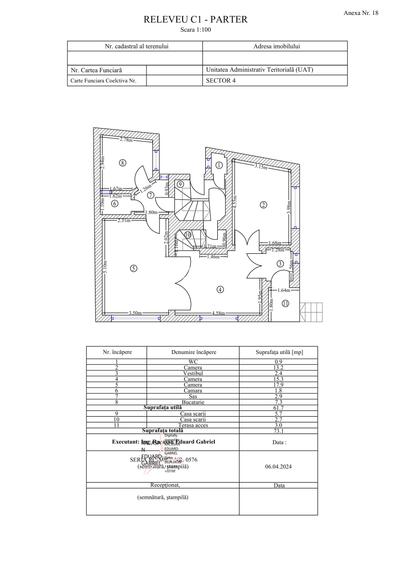 Unirii,D+P+E+M,Parc Carol,postbelic,renovata,semineu,plansee beton,curte-parcare - 19