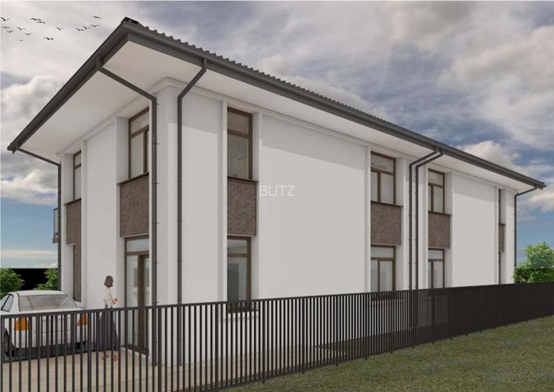 Duplex de vanzare, 100 mp, 250 teren, semifinisat, P+E, Gilau  - 3