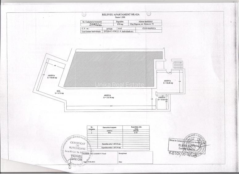 Spatiu la subsol, str. Horea nr. 75 - 7