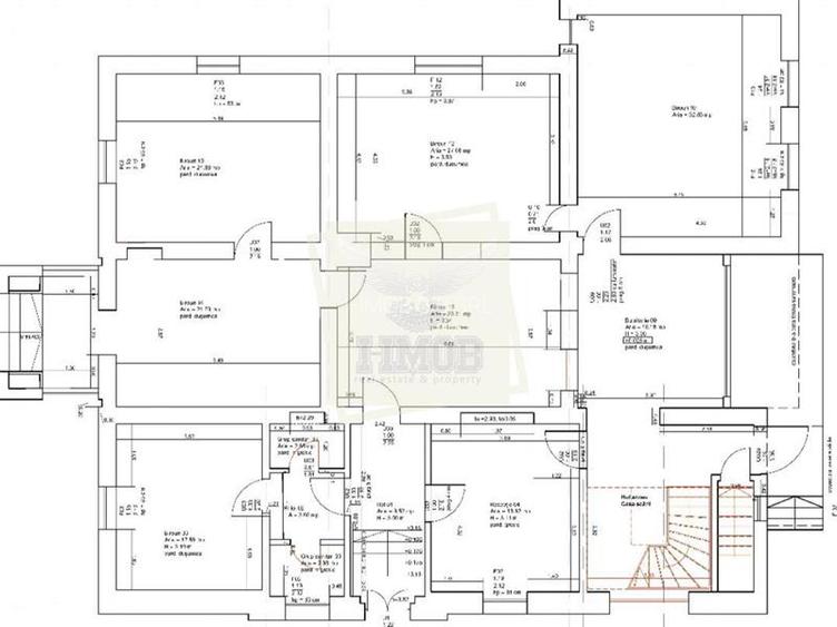 Spatiu birouri 6 camere 4 parcari pretabila birouri zona Centrala - 7