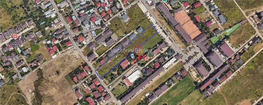 Teren intravilan 5000 mp, strada asfaltata, toate utilitatile, str. Celofibrei - 9