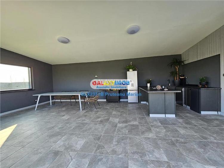 Vanzare casa de Lux cu piscina in aer liber situata in comuna Clinceni - 35