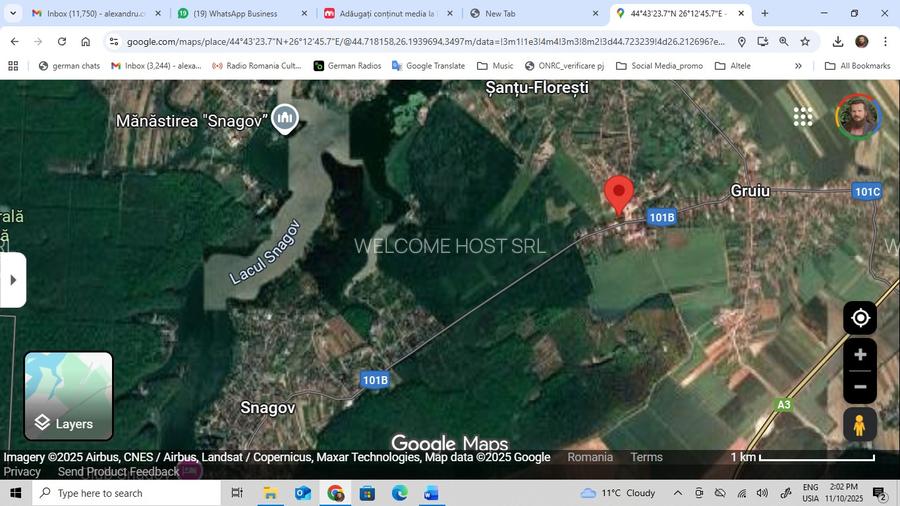 Teren intrav 2000 mp,  casa GRATIS,Padurea Snagov, asfalt, utilitatile racordate - 3