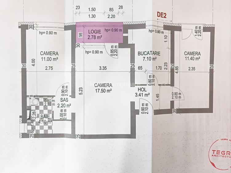 Apartament 3 camere, mobilat, utilat, zona scolii Octavian Goga - 5