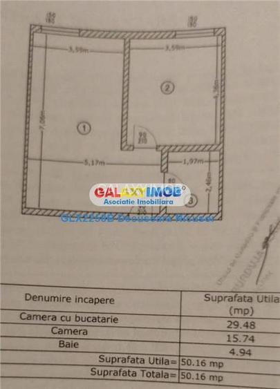 Apartament 2 camere mobilat utilat in Militari Residence 56.500 - 8