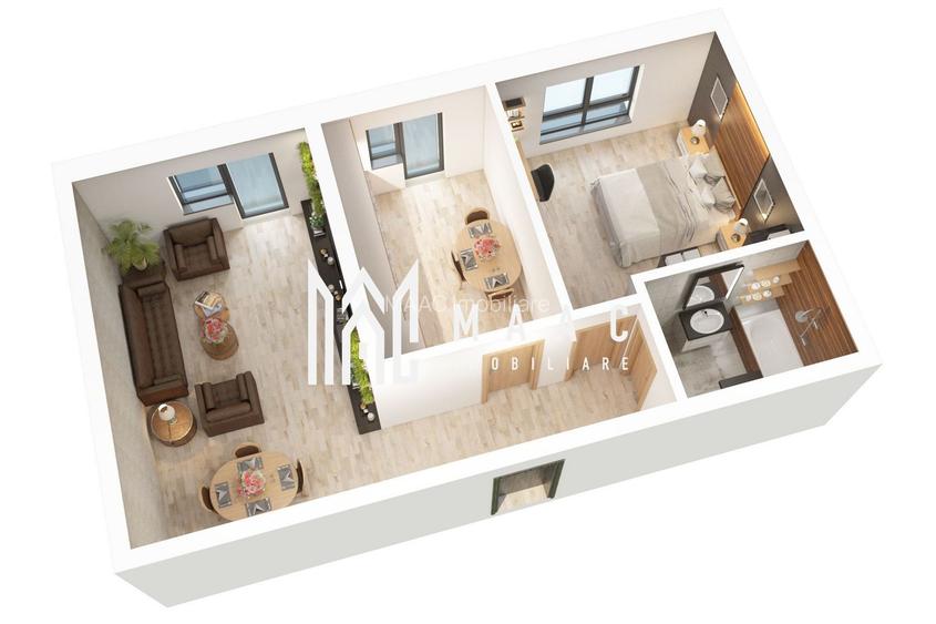 Apartament nou 2 camere Sibiu | 56 mp | Comision 0 - 4
