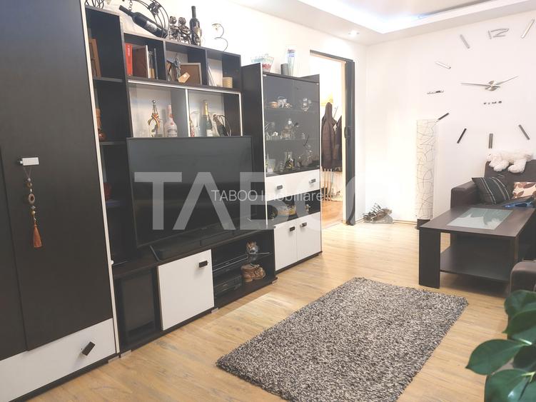 Apartament 55 mpu mobilat utilat 3 camere 2 balcoane pivnita Cisnadie - 14