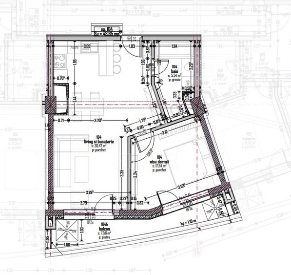 Apartament 2 camere în zona FRUNZISULUI - 8